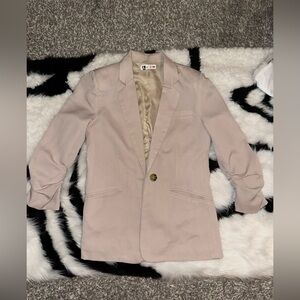 Cream Elegant Women's Blazer